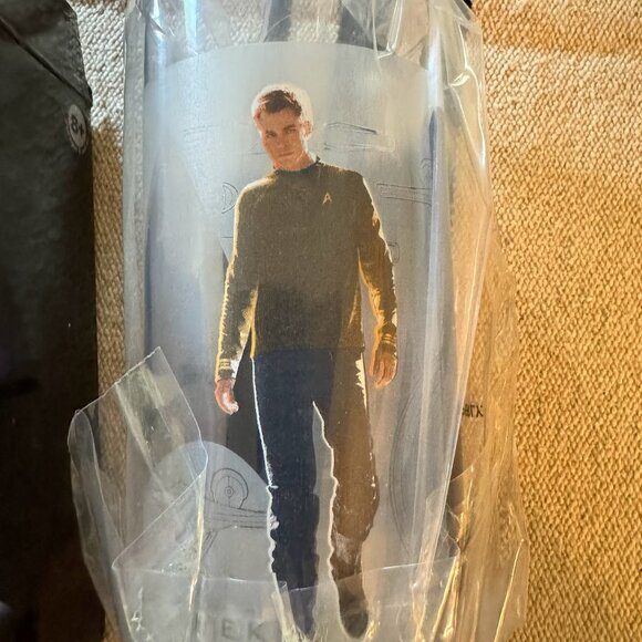 CAPT. KIRK STAR TREK 2008 BURGER COLLECTORS DRINKING GLASS - Picture 6 of 6